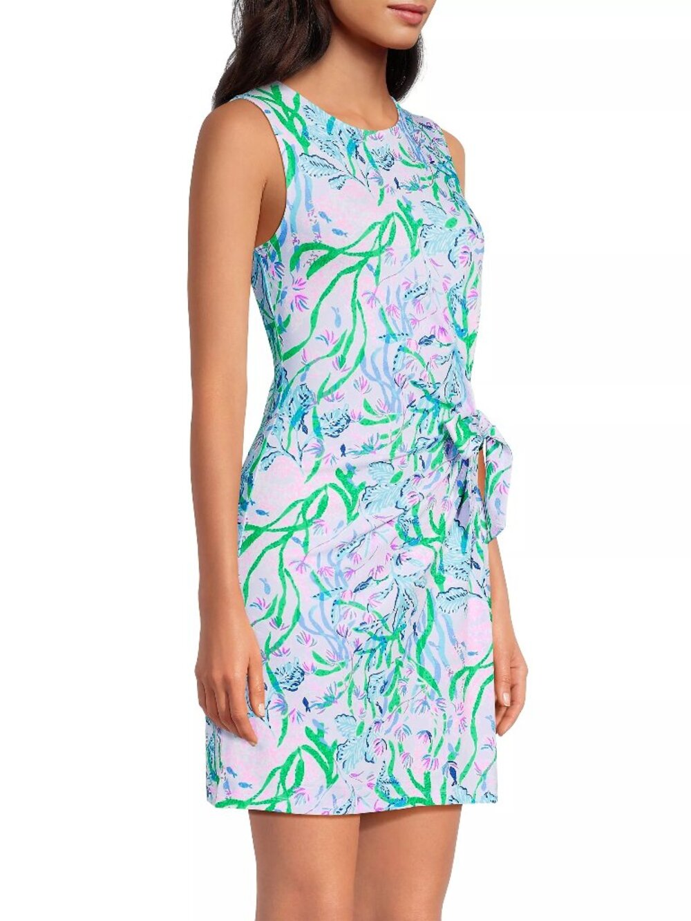 Lilly Pulitzer Women's Bryson Sleeveless Dress Multi Seacret Escape